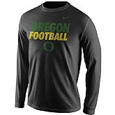 Oregon Ducks Nike Legend Performance Long Sleeve WEM T-Shirt - Black,baseball caps,new era cap wholesale,wholesale hats